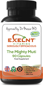 Excelnt  GMO free Multivitamin Specially Blended For A Vegan Diet